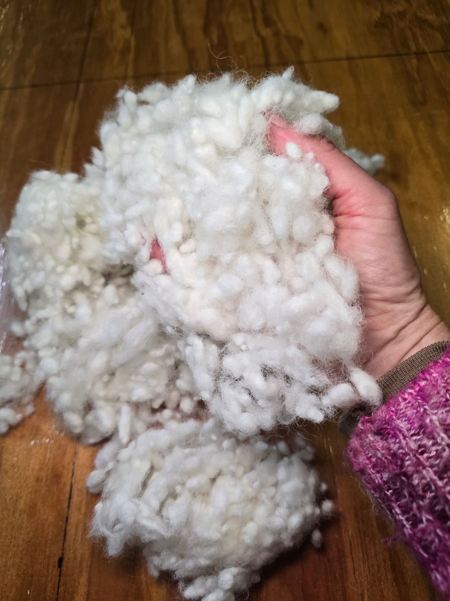 Wool cloud - balls - great for cushions, bean bags and upholstery