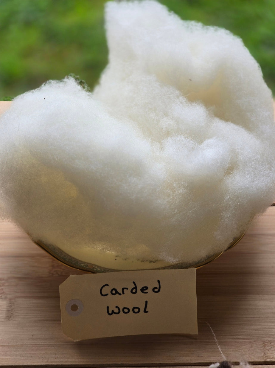 Carded Wool - back in stock mid October