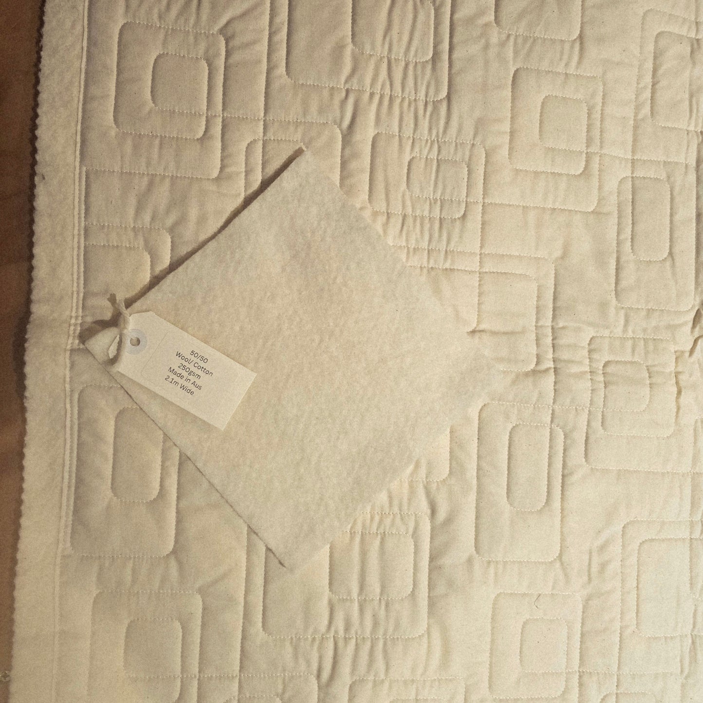 50/50 Wool/Cotton Wadding