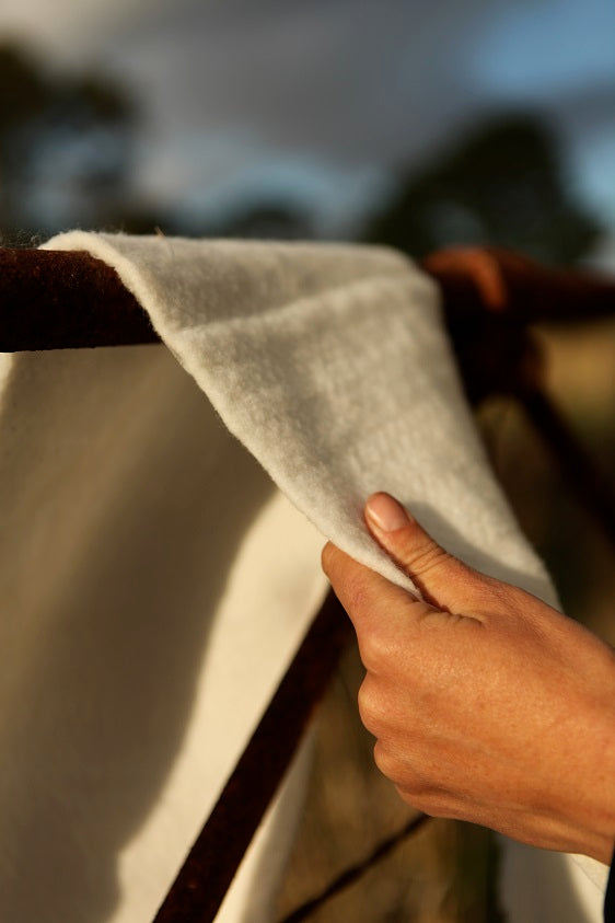 100% wool wadding 200gsm