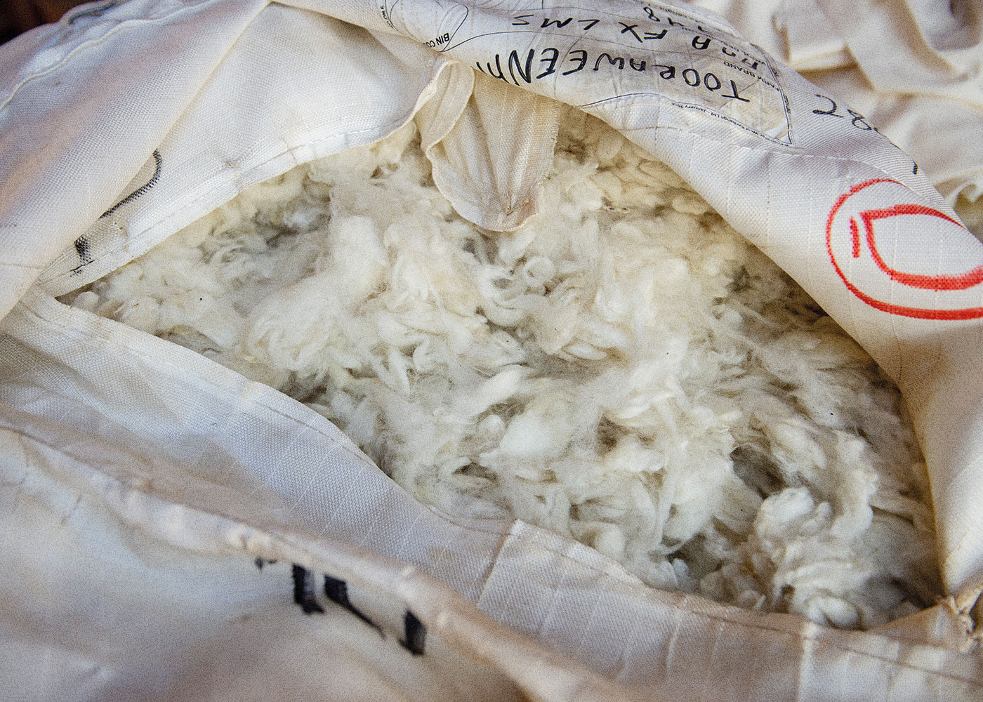 Organic Scoured Downs Wool