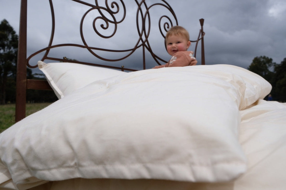 Comfortable bedding designed to improve sleep quality and support a restful night's sleep