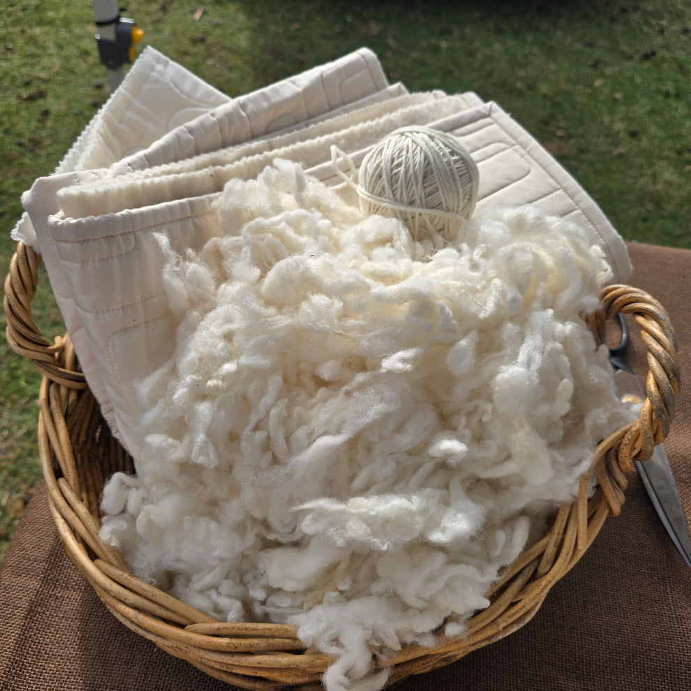 Wool & Cotton Filling Sample Pack | Compare Wadding Options