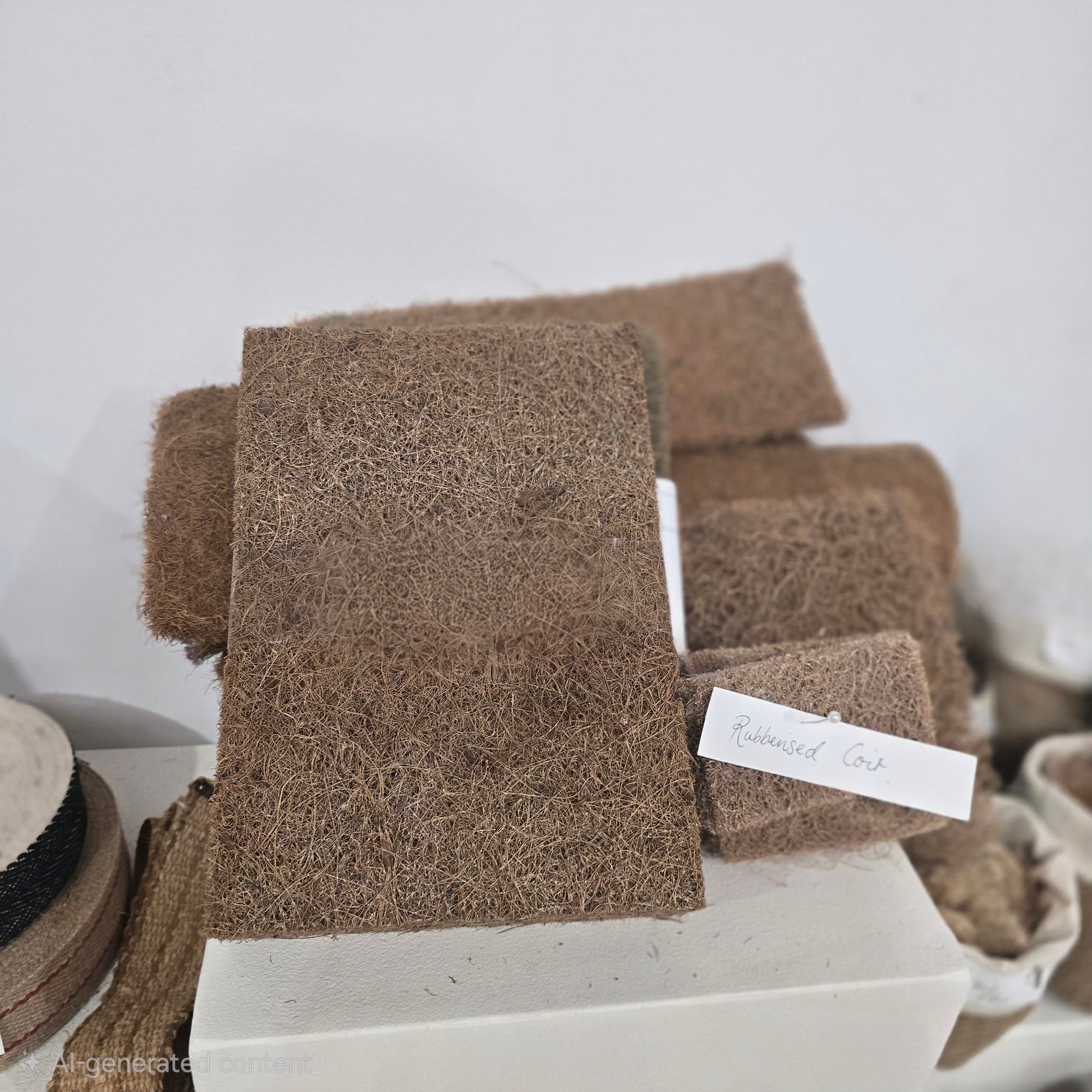 Coir and Natural rubber sample