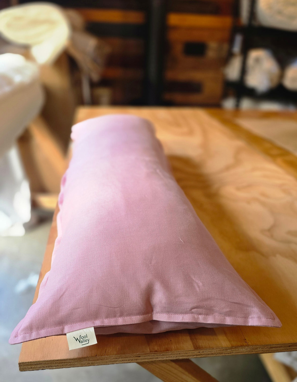 Linen body pillows covers - made on the farm