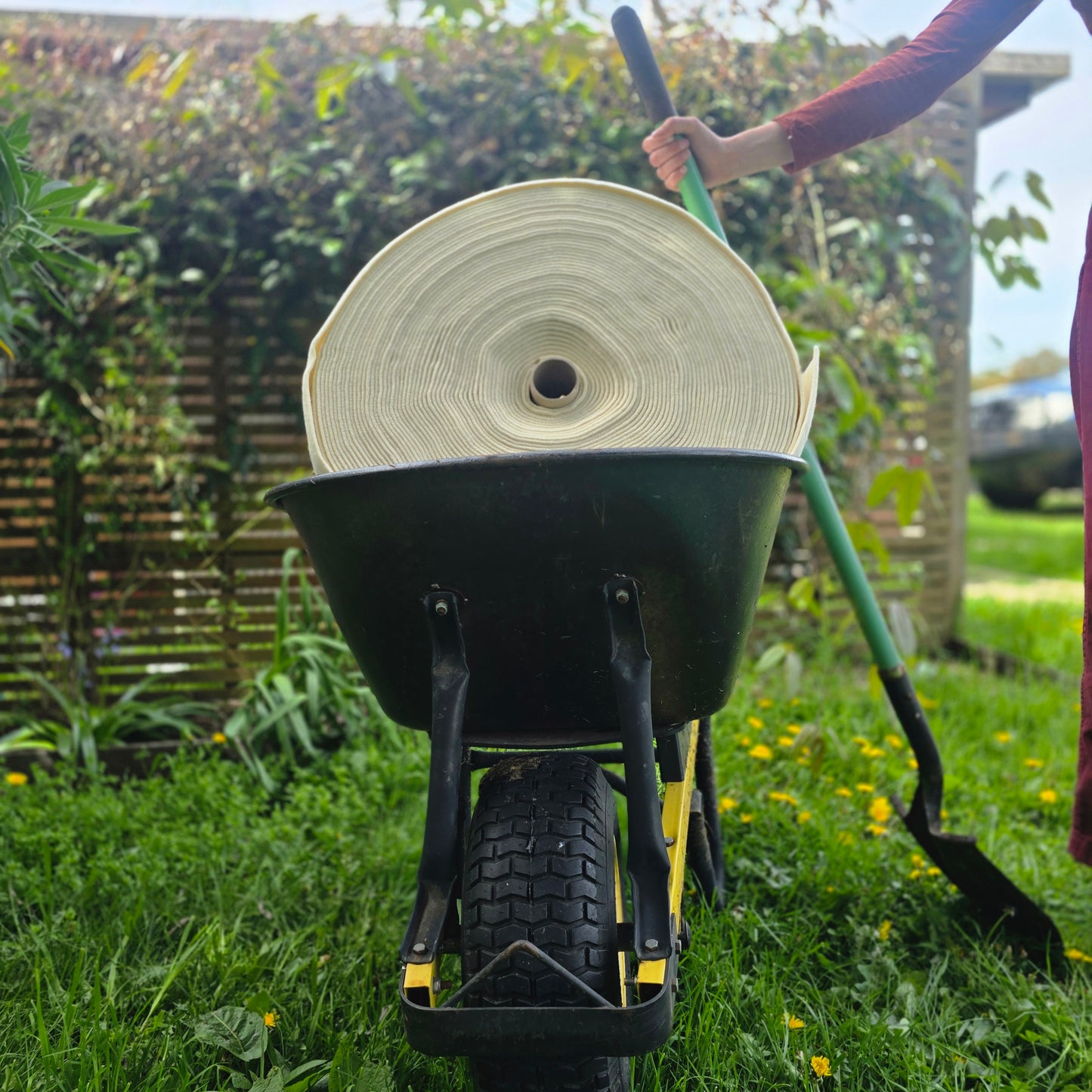 100% Wool Weed Matting