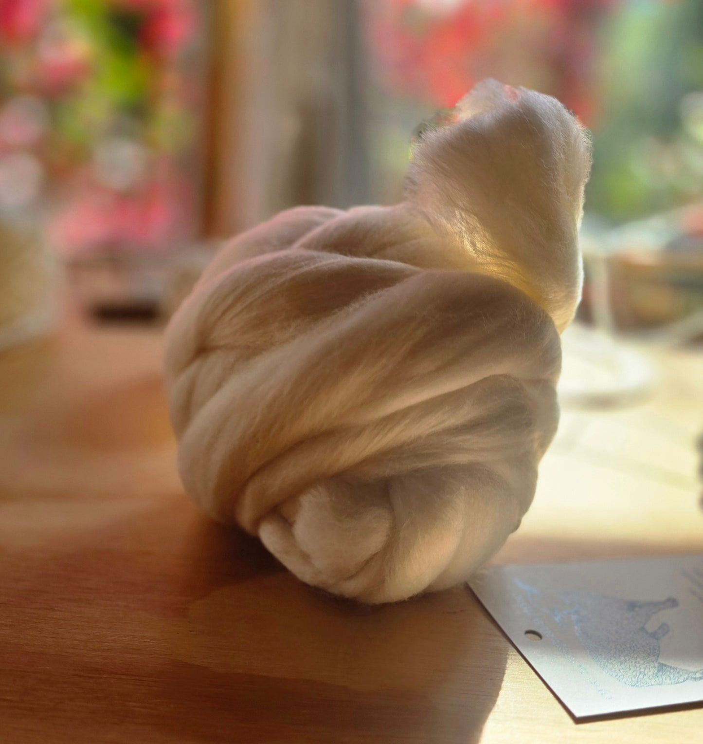organic roving -  tops