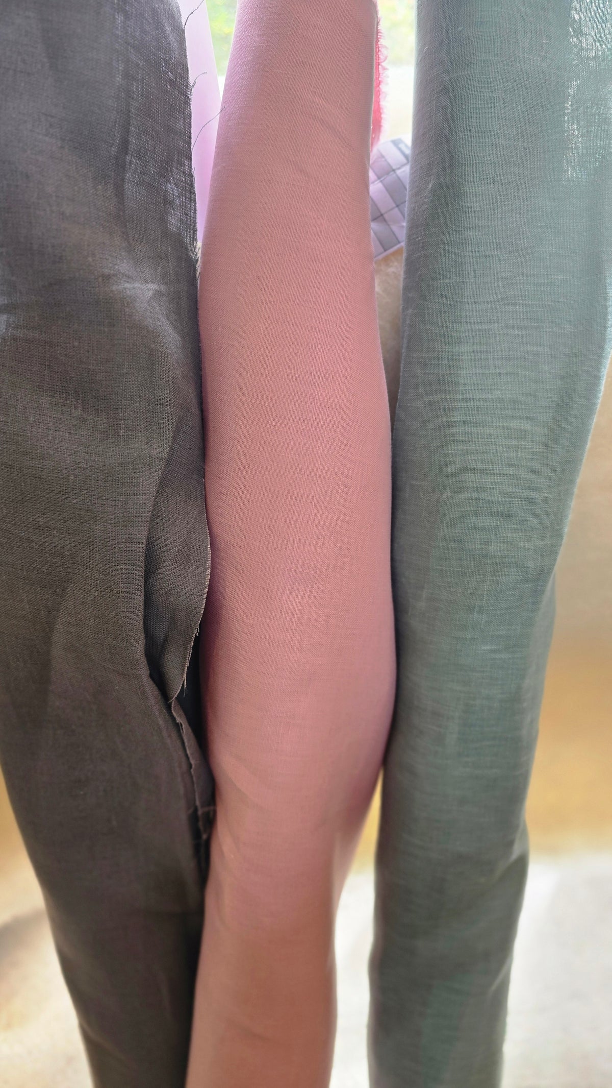 Linen body pillows covers - made on the farm